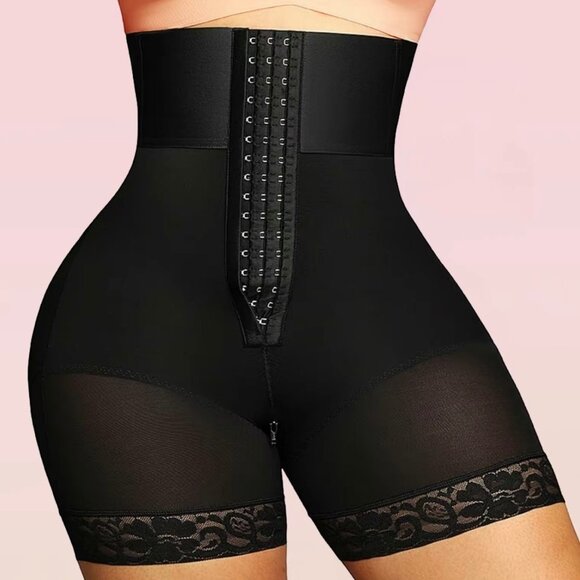 Women's BBL High Waist Girdle Shorts - Tummy Control Fajas for Flat Belly & Butt - Picture 3 of 12